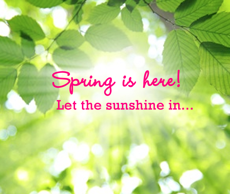 Spring is here – Let the Sunshine into your Online Marketing Content