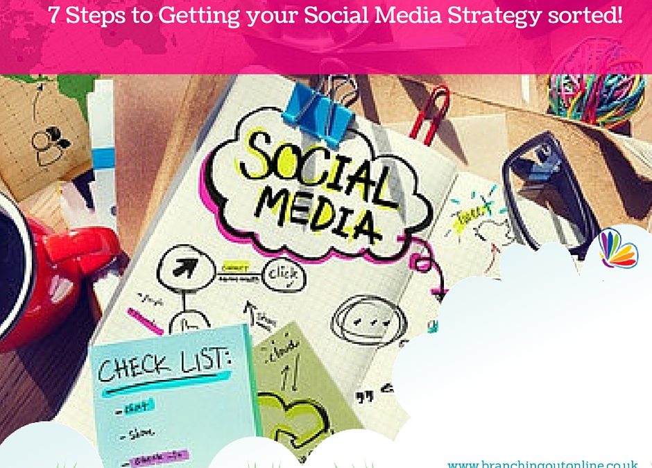 7 Steps to Getting your social media strategy sorted