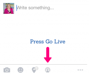 Press Go Live